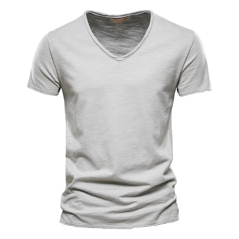 Killian | T-shirt col V en coton pour homme