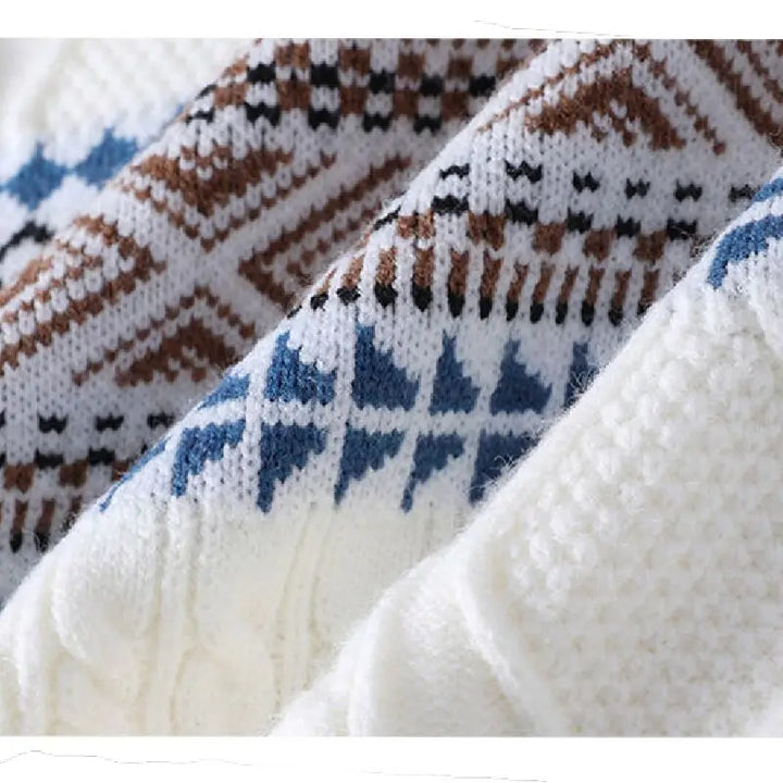 Hugo | Pull en maille nordique pour homme