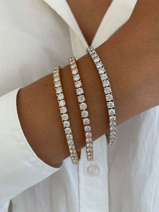 Bracelet Rivière plaqué or