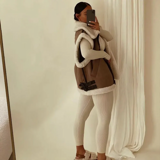 Demi | Gilet effet peluche