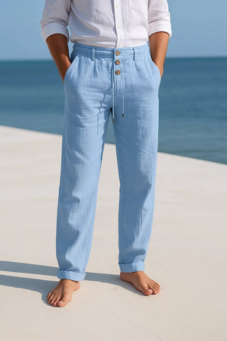 Théo | PANTALON D'ÉTÉ EN LIN LÉGER