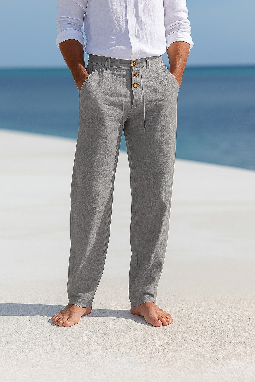 Théo | PANTALON D'ÉTÉ EN LIN LÉGER