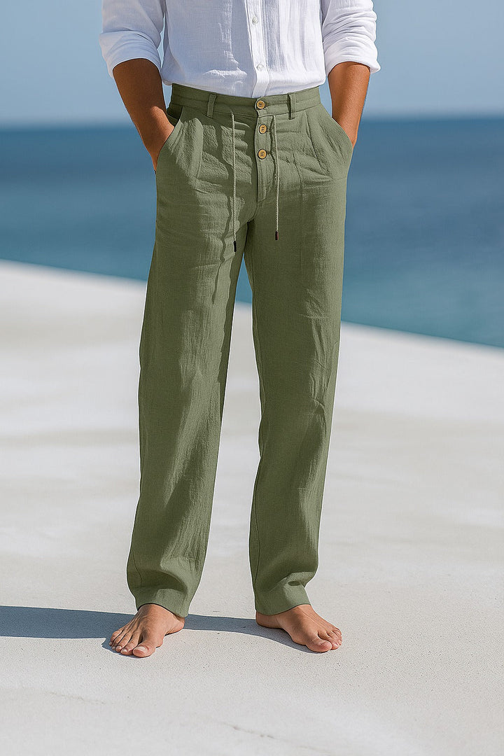 Théo | PANTALON D'ÉTÉ EN LIN LÉGER