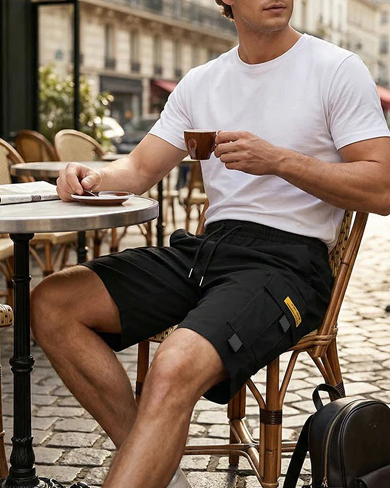 César | Short Cargo Décontracté pour Homme