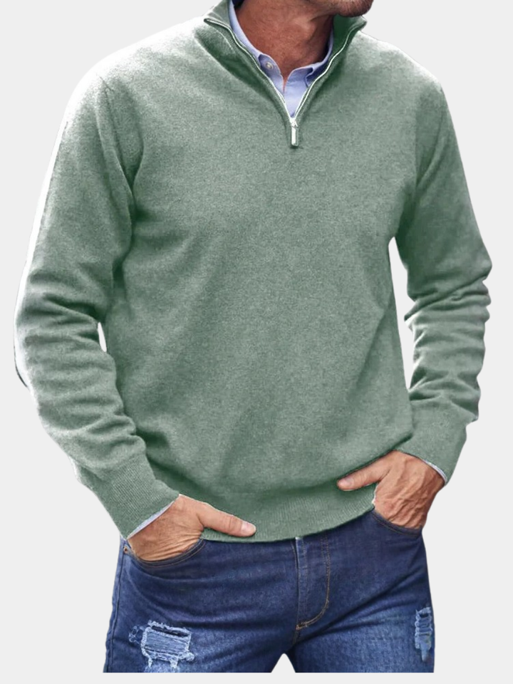 Julien | Pull avec zip pour homme