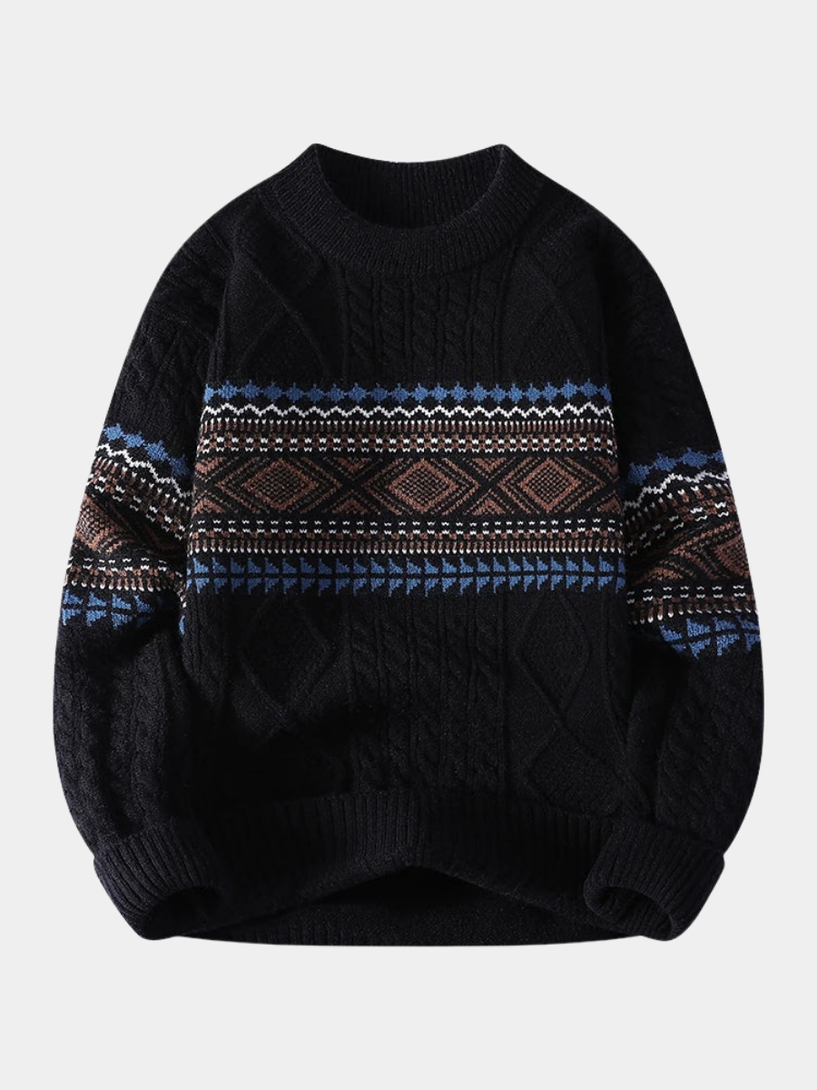 Hugo | Pull en maille nordique pour homme