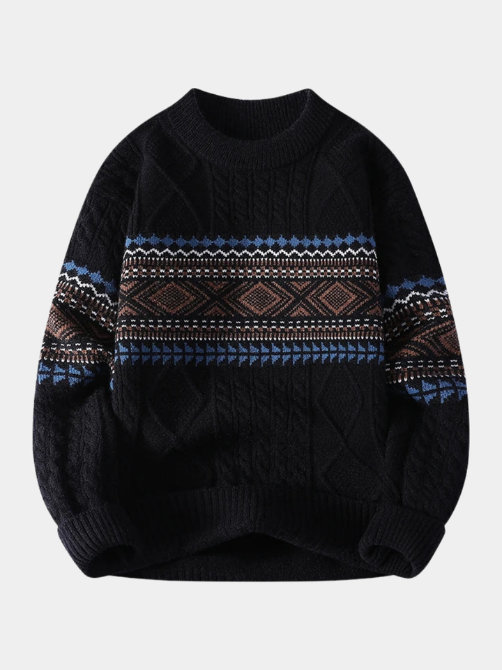Hugo | Pull en maille nordique pour homme