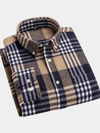 ALAIN | Chemise à Carreaux pour Homme Élégant