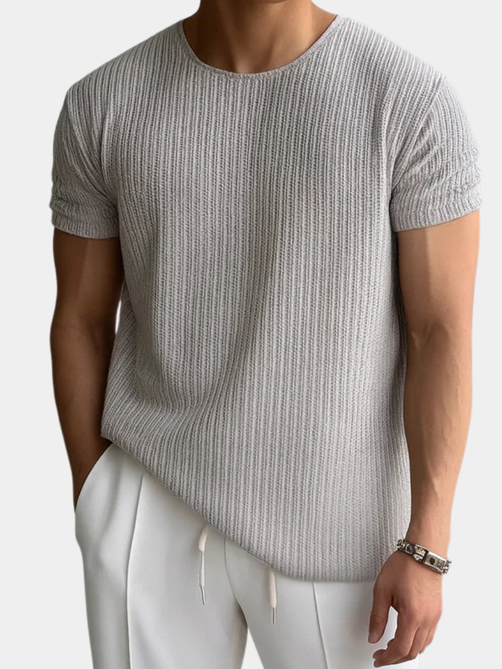 Joël | T-shirt en tricot pour hommes