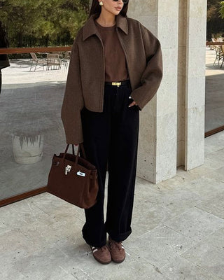 Samira | Veste rétro coupe ample