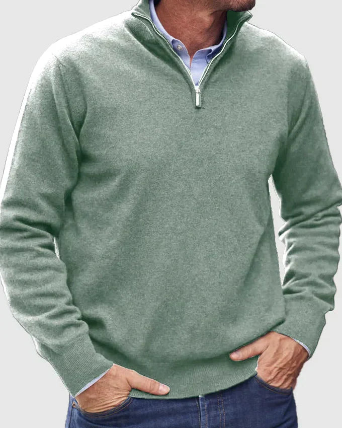 Julien | Pull avec zip pour homme