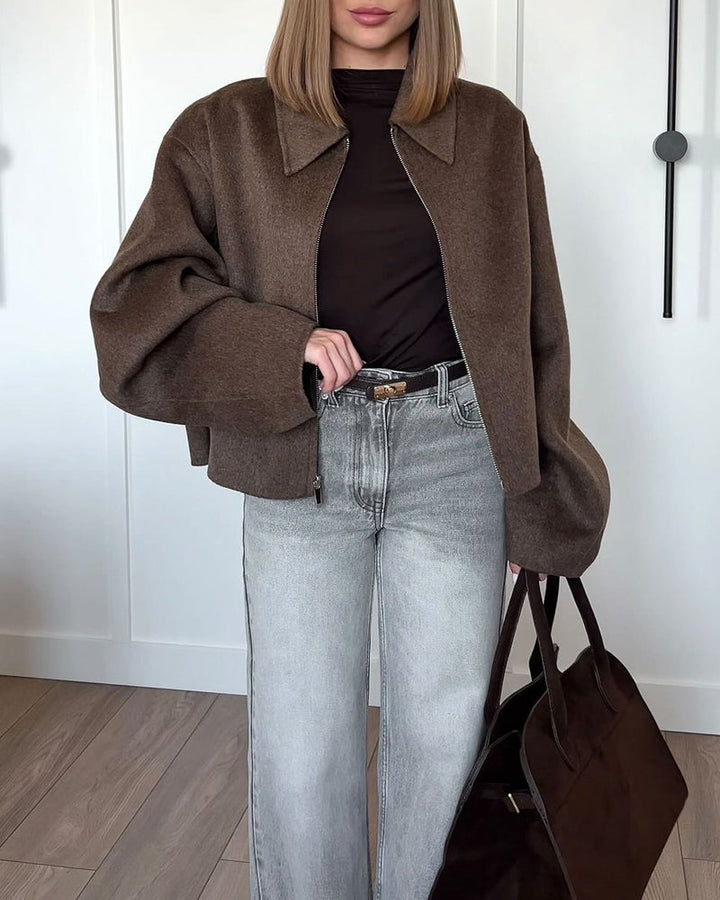 Samira | Veste rétro coupe ample