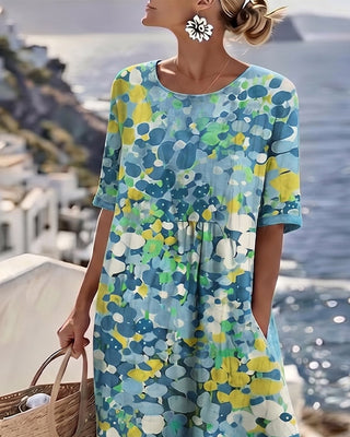 Rosalie | Robe midi florale légère et fluide