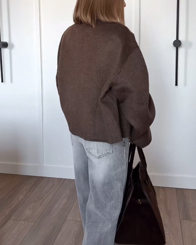 Samira | Veste rétro coupe ample