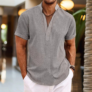 Arnaud | Chemise popover texturée pour homme