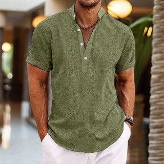 Arnaud | Chemise popover texturée pour homme