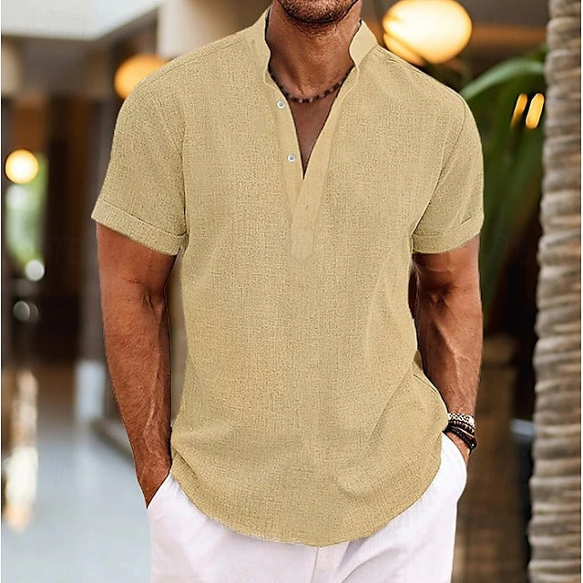 Arnaud | Chemise popover texturée pour homme