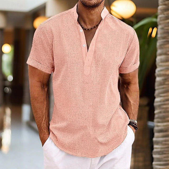 Arnaud | Chemise popover texturée pour homme