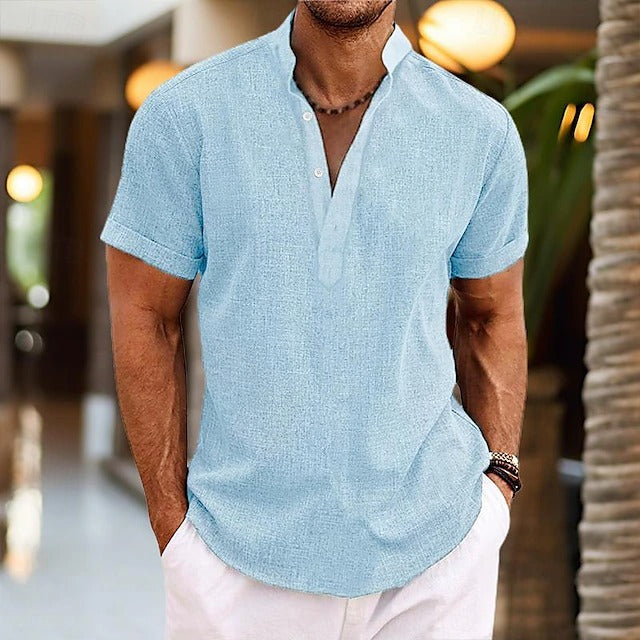 Arnaud | Chemise popover texturée pour homme