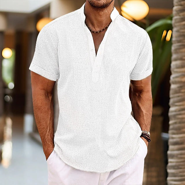 Arnaud | Chemise popover texturée pour homme