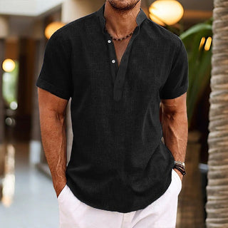 Arnaud | Chemise popover texturée pour homme