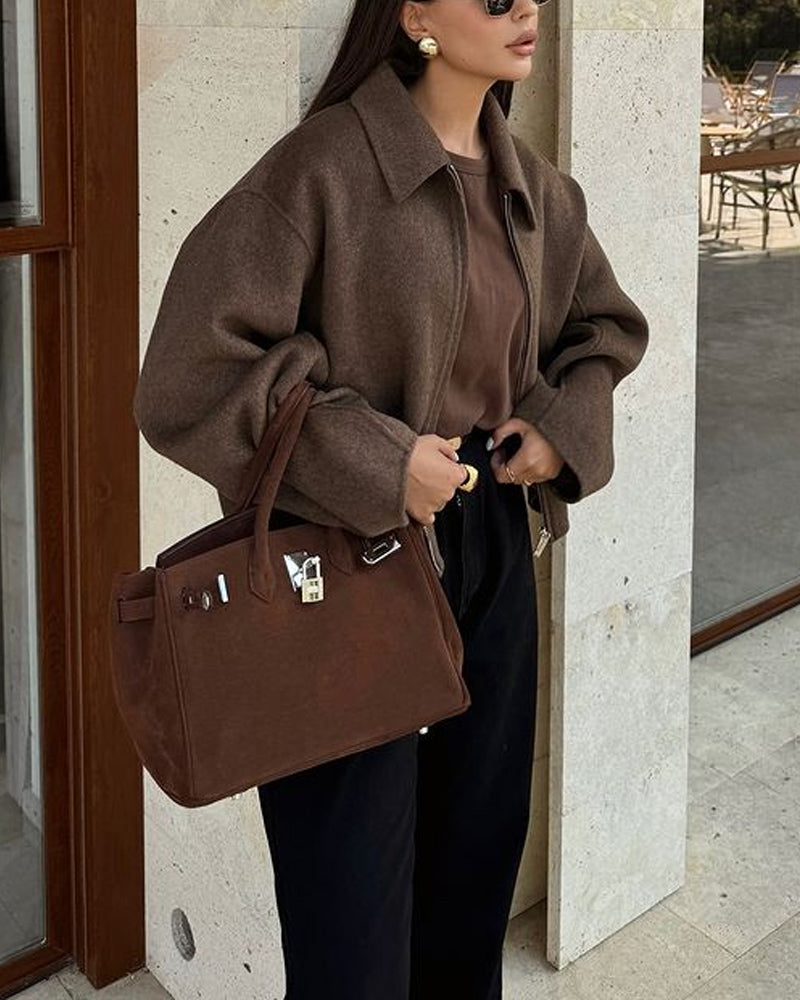 Samira | Veste rétro coupe ample