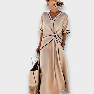 Christiane - Robe d'été rayée