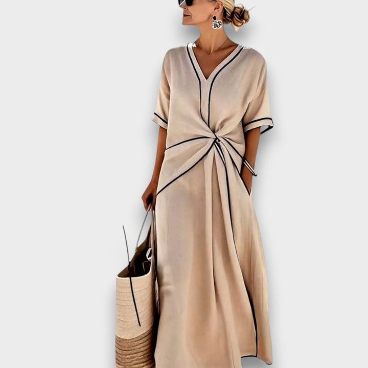 Christiane - Robe d'été rayée