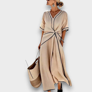 Christiane - Robe d'été rayée