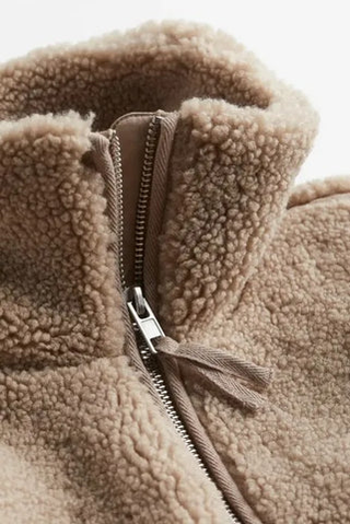 Kaja | Manteau effet peluche