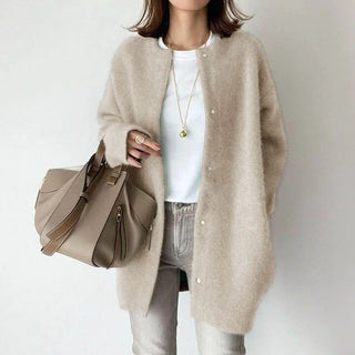 Vânia | Manteau en maille douce