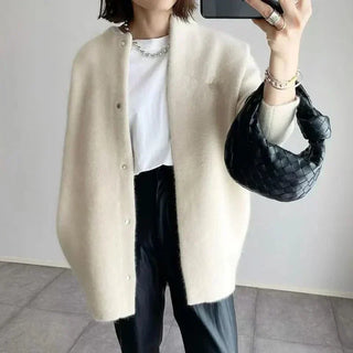Vânia | Manteau en maille douce