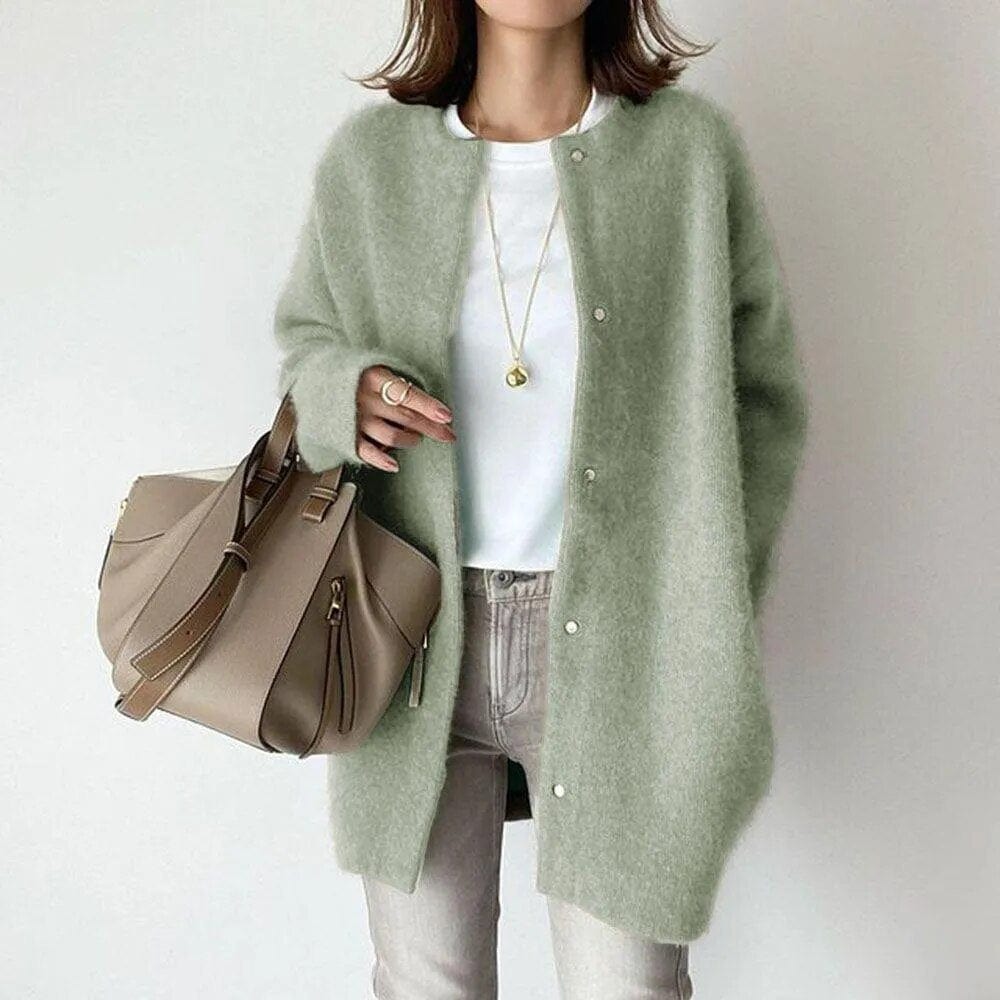 Vânia | Manteau en maille douce