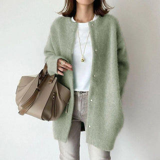 Vânia | Manteau en maille douce