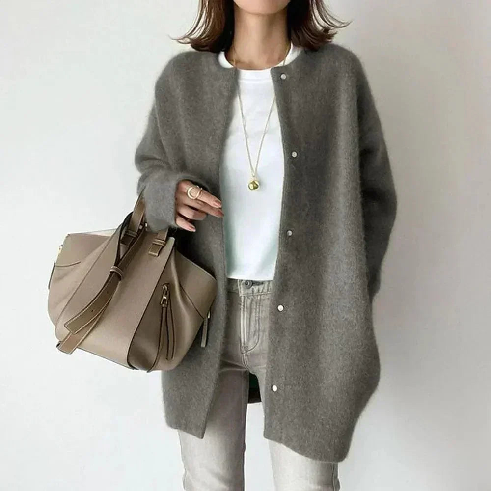 Vânia | Manteau en maille douce