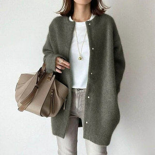 Vânia | Manteau en maille douce