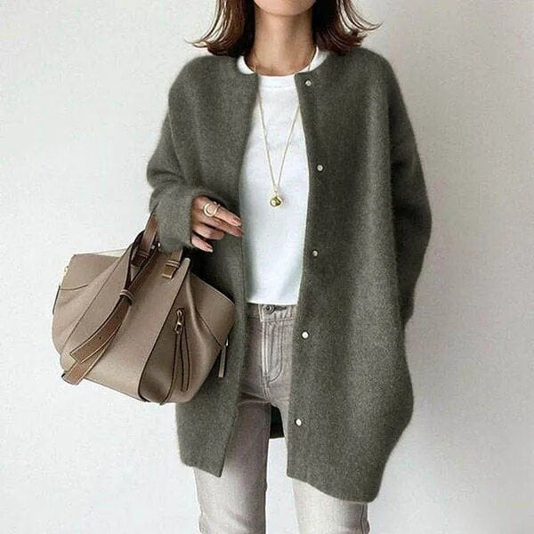 Vânia | Manteau en maille douce