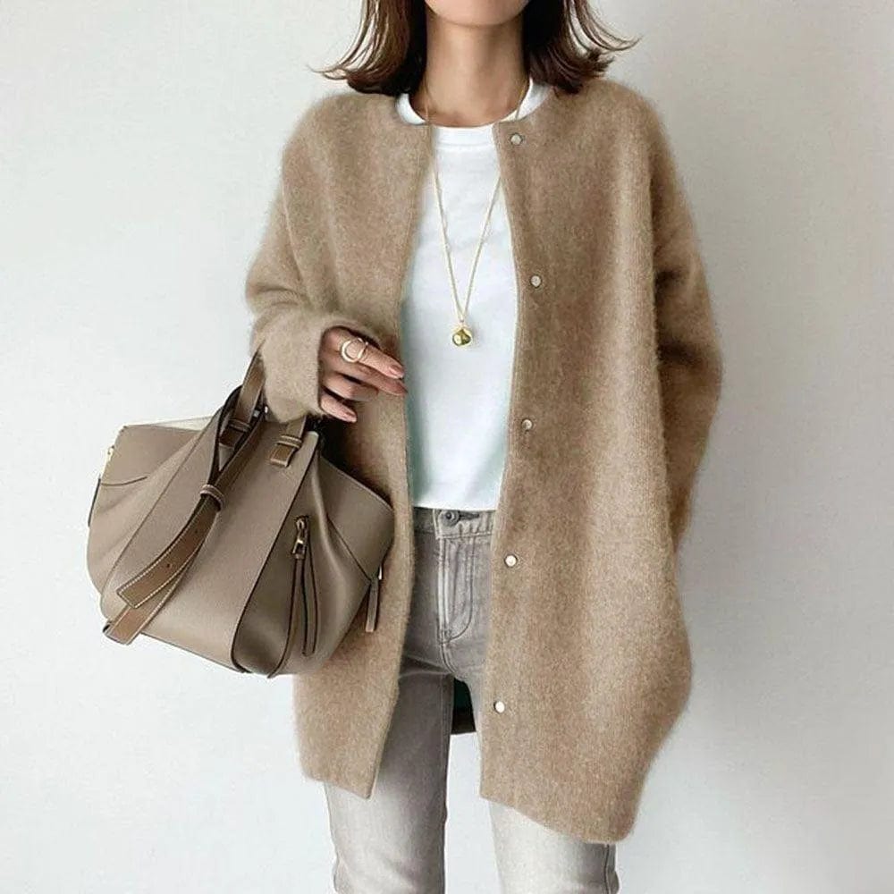 Vânia | Manteau en maille douce