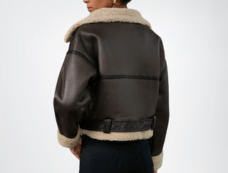 Hannah | Veste aviateur effet cuir