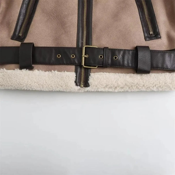 Hannah | Veste aviateur effet cuir