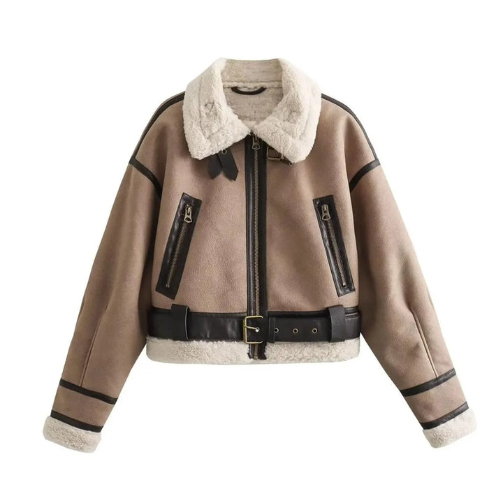 Hannah | Veste aviateur effet cuir