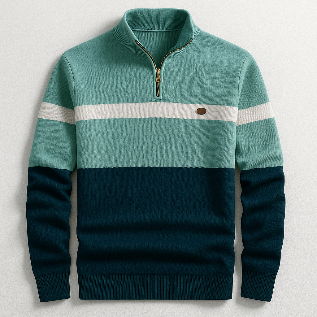 Baptiste | Pull homme avec zip au col