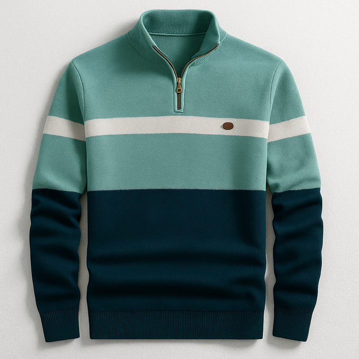 Baptiste | Pull homme avec zip au col