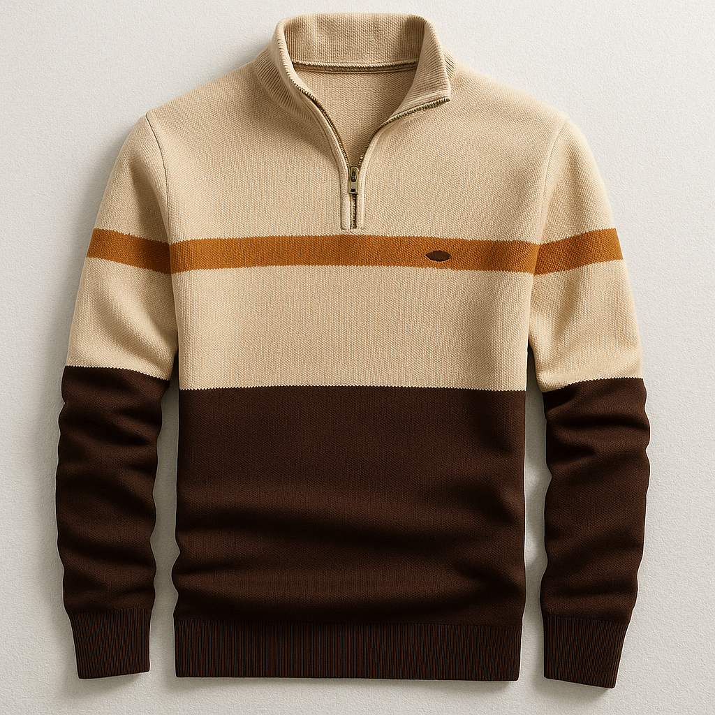 Baptiste | Pull homme avec zip au col