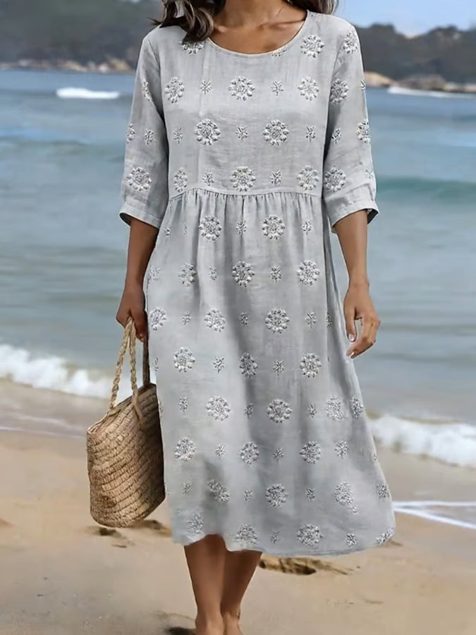 Lucie | Robe imprimée décontractée pour femme