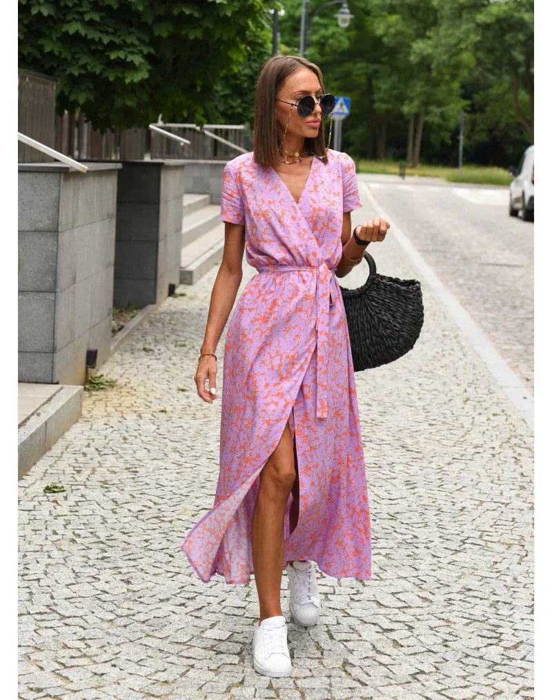 Manon | Robe Élégante à Col V