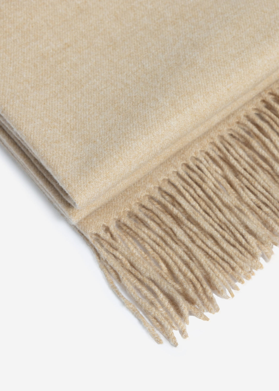 Écharpe douce en mélange cachemire — beige