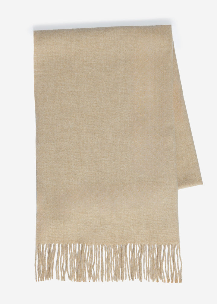 Écharpe douce en mélange cachemire — beige