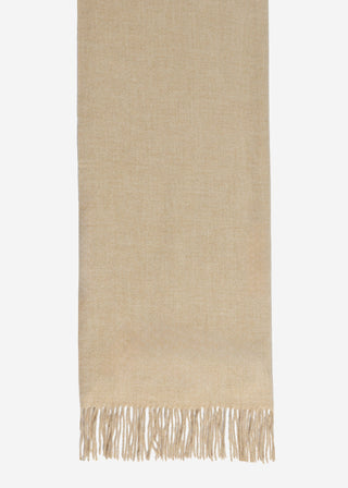 Écharpe douce en mélange cachemire — beige