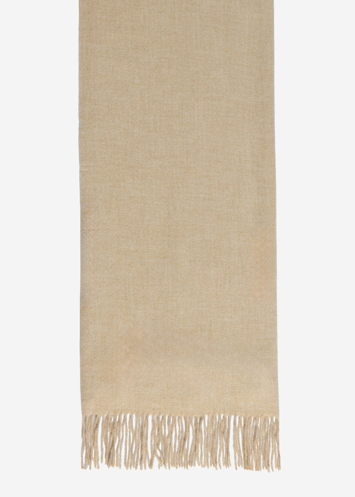 Écharpe douce en mélange cachemire — beige